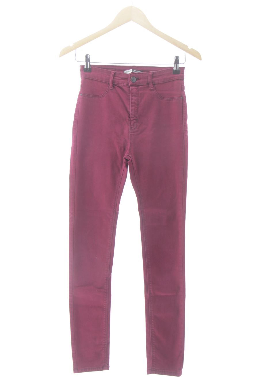 Jeans Stradivarius de la taille 36, de couleur bordeaux de denim