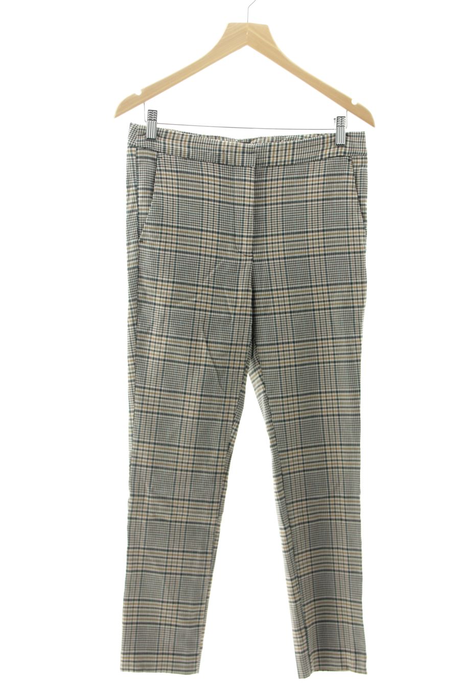 Pantaloni de Zara de la talla L, de color quadri