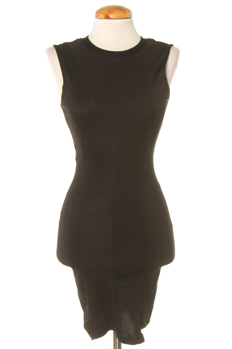 Vestito casual de Pull & Bear de la talla S, de color nero