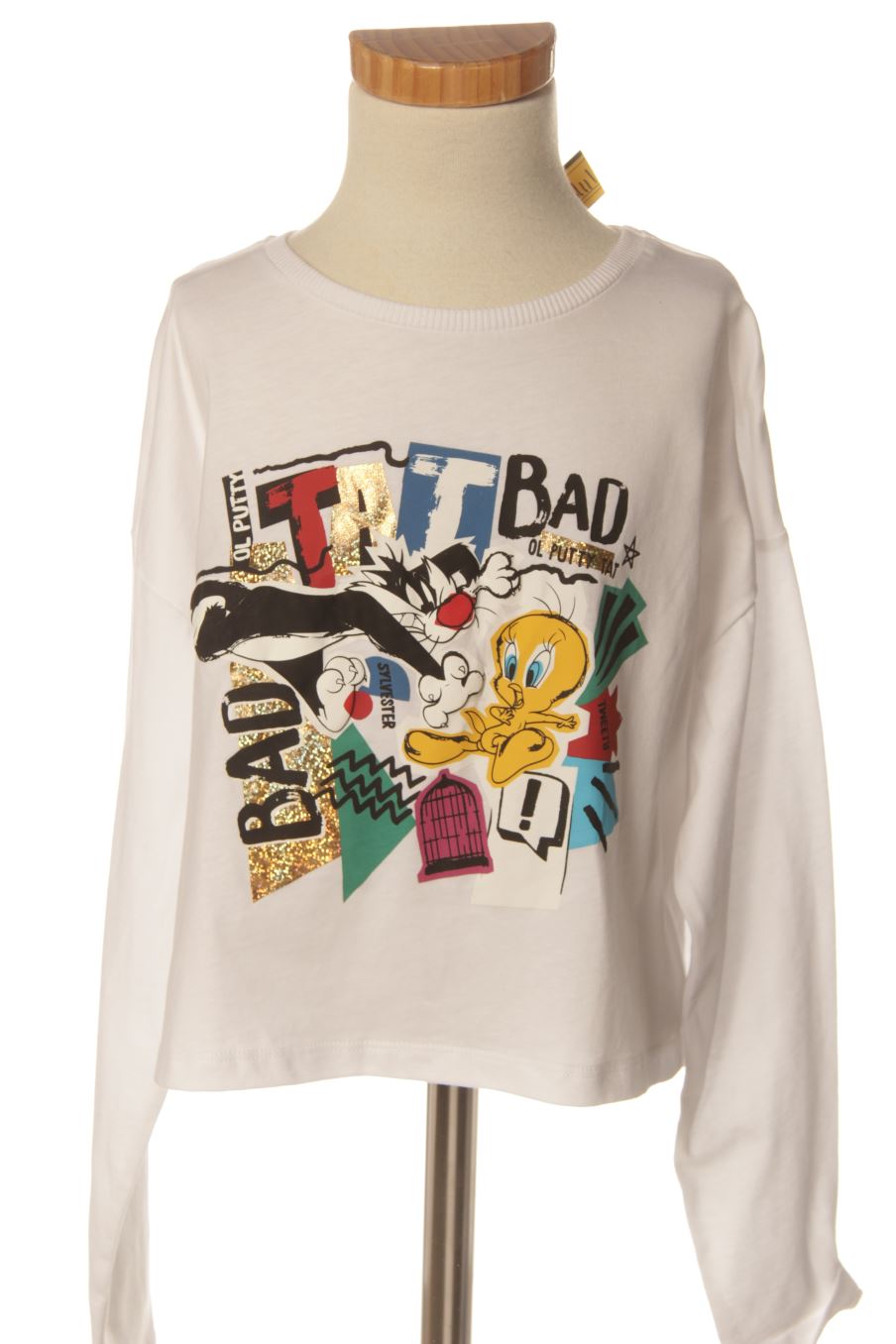 T-shirt manches longues Desigual de la taille 7 ans avec une étiquette