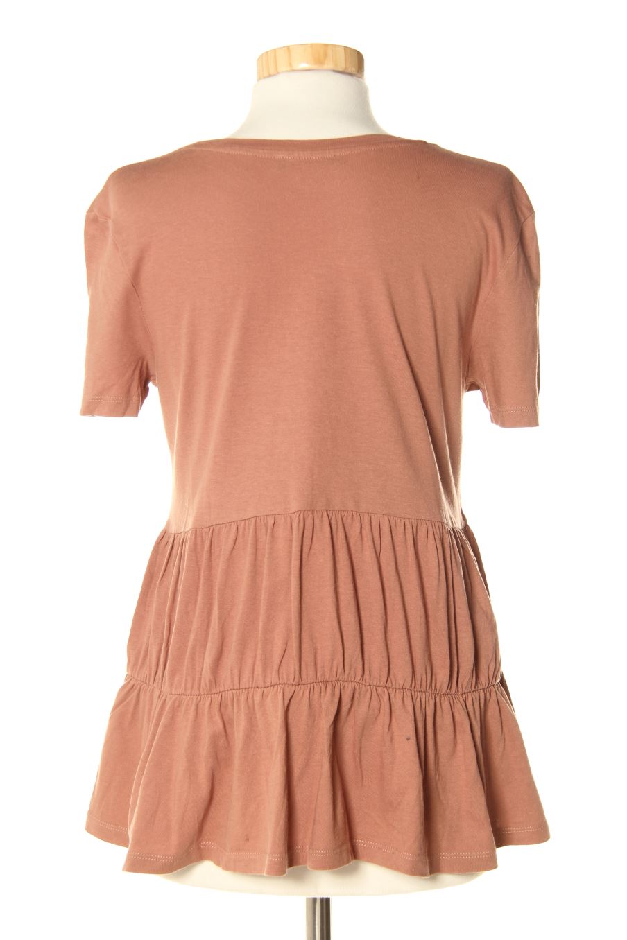 Camiseta de Zara de la talla S, de color marrón