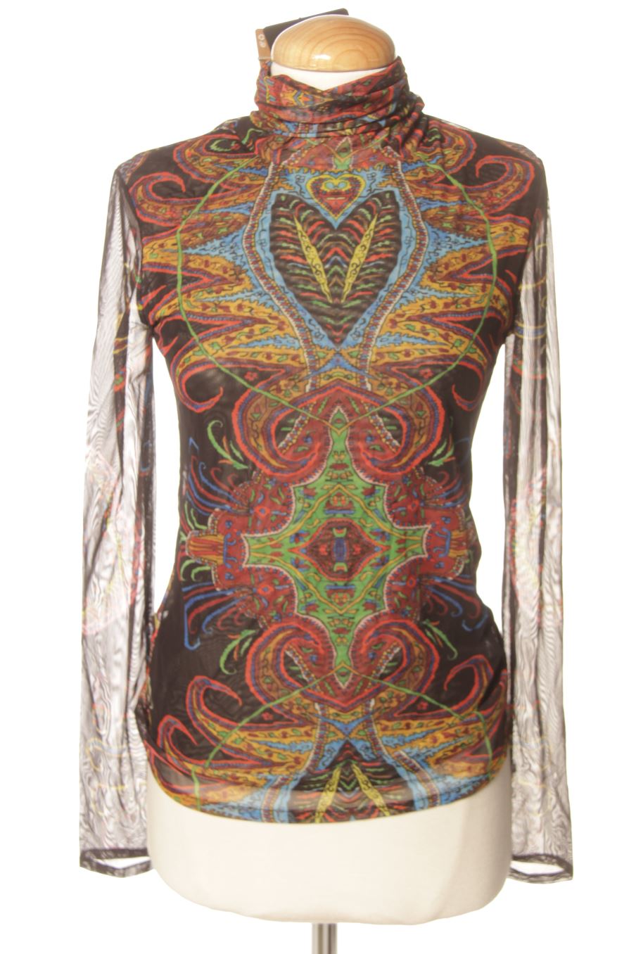 Blouse à manches longues Desigual by Monsieur Christian Lacroix de la taille M, de couleur imprimés
