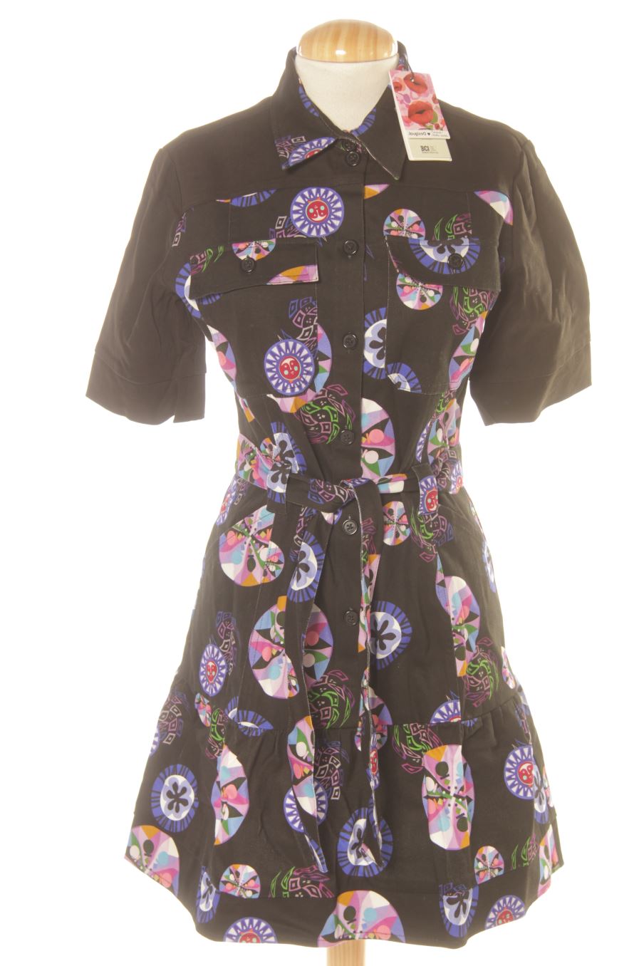 Robe casual Desigual de la taille S, de couleur imprimés