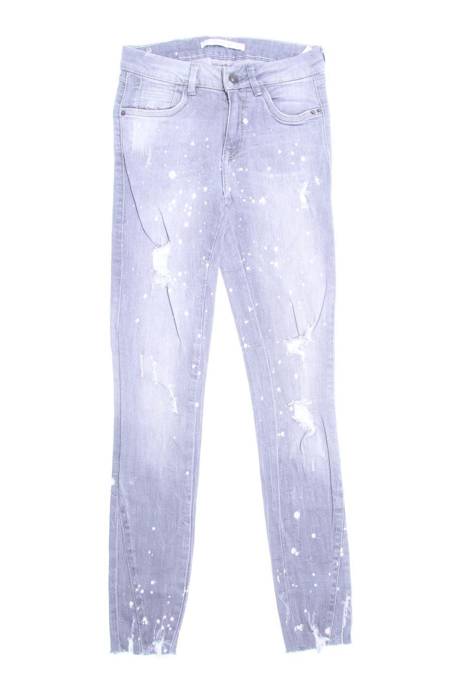 Jeans Trafaluc de la taille 34, de couleur gris de denim