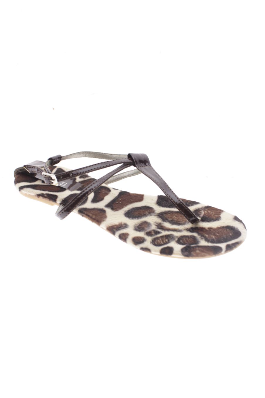 Sandalias planas de naïs de la talla 37, de color marrón de