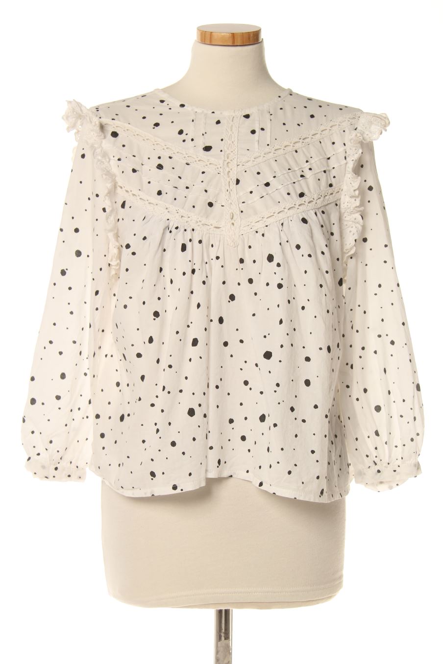 Blouse à manches longues BIMBA Y LOLA de la taille S, de couleur blanc