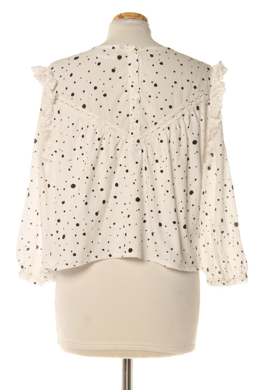 Blouse à manches longues BIMBA Y LOLA de la taille S, de couleur blanc