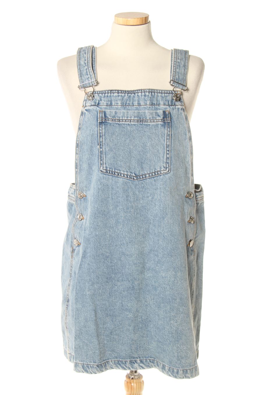 Robe casual Mango de la taille M, de couleur bleu de denim