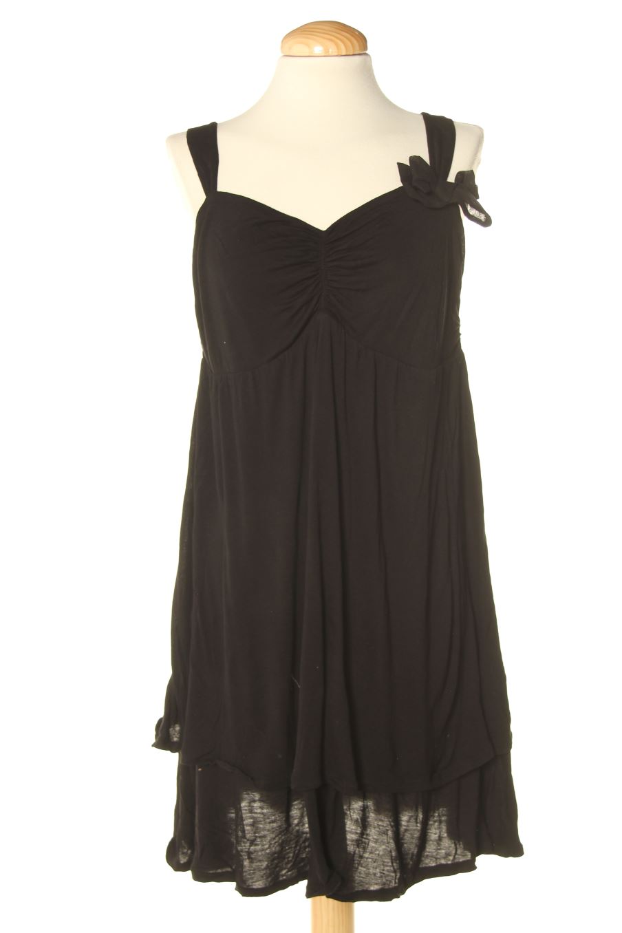 Robe casual H&M de la taille L, de couleur noir