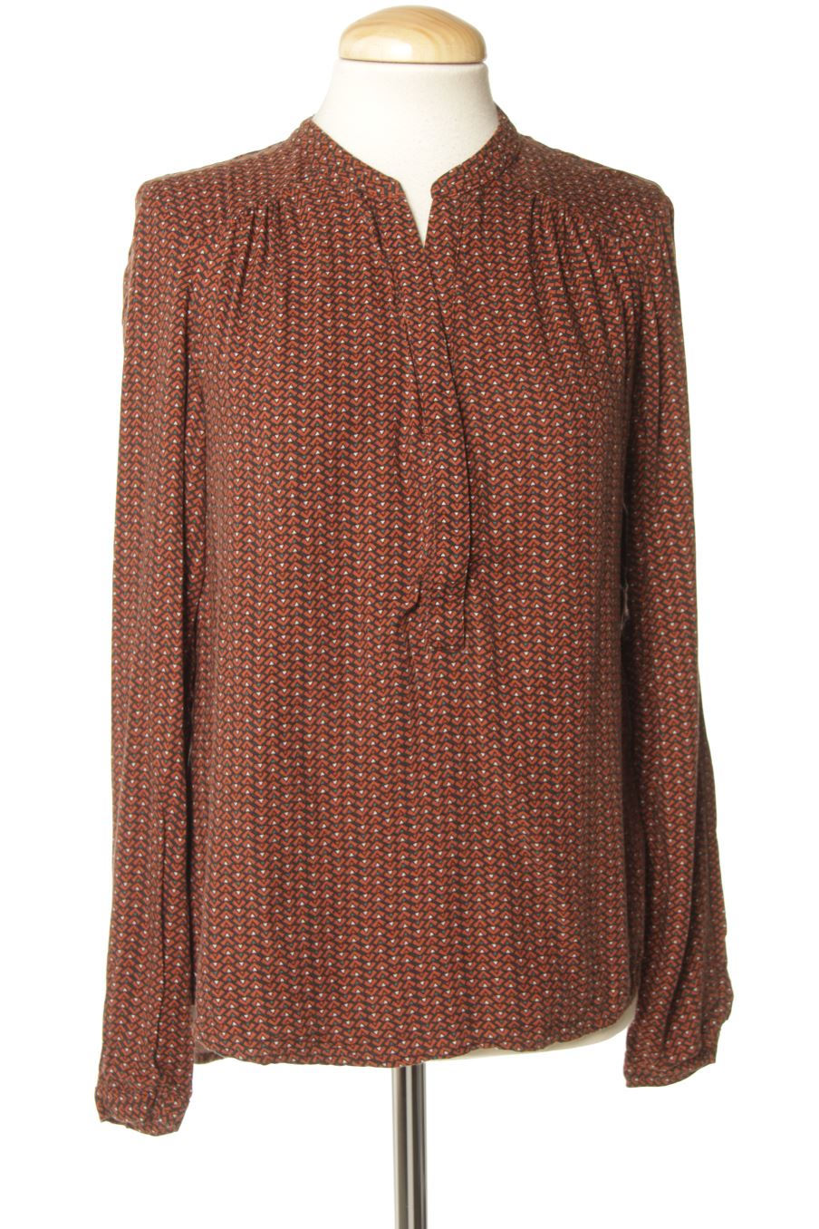 Blouse à manches longues Promod de la taille S, de couleur marron