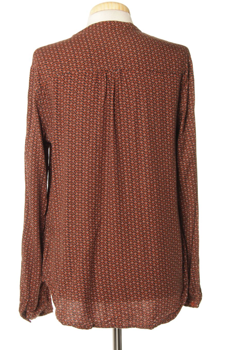 Blouse à manches longues Promod de la taille S, de couleur marron