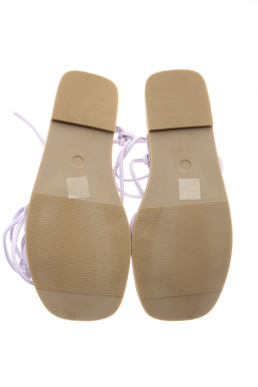 Sandalias planas de LONDON REBEL de la talla 36, de color morado de