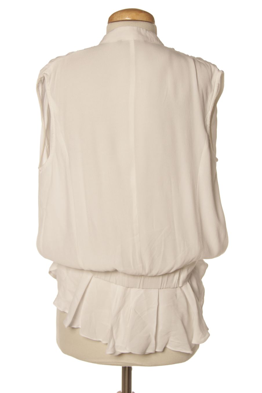 Blouse à manches courtes Amitié de la taille XS, de couleur blanc