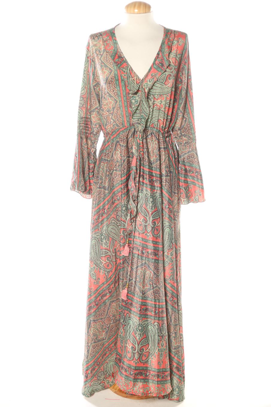 Robe casual B&B de la taille L, de couleur imprimés de soie