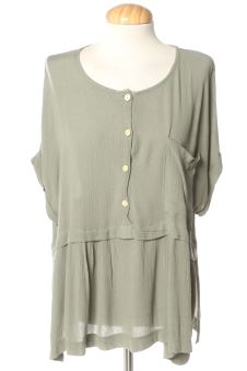 Blouse à manches courtes Taille unique Gioya Co.