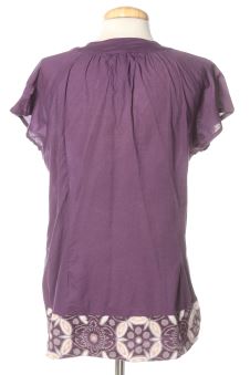 Blouse à manches courtes L Derhy