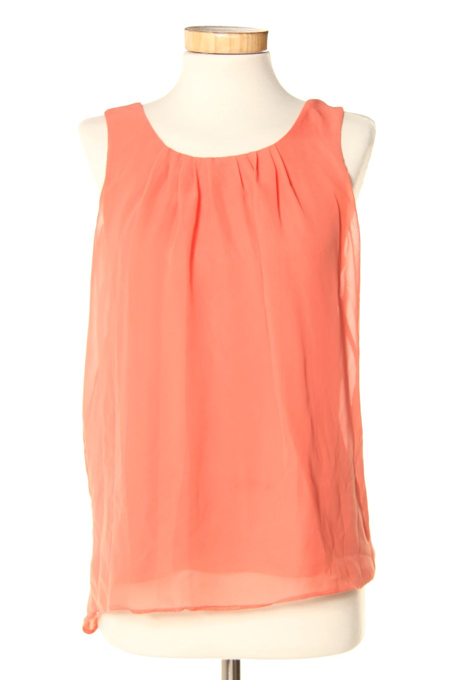 Aufwändiges Top von Clockhouse (C&A) Größe 36, Farbe Koralle, für