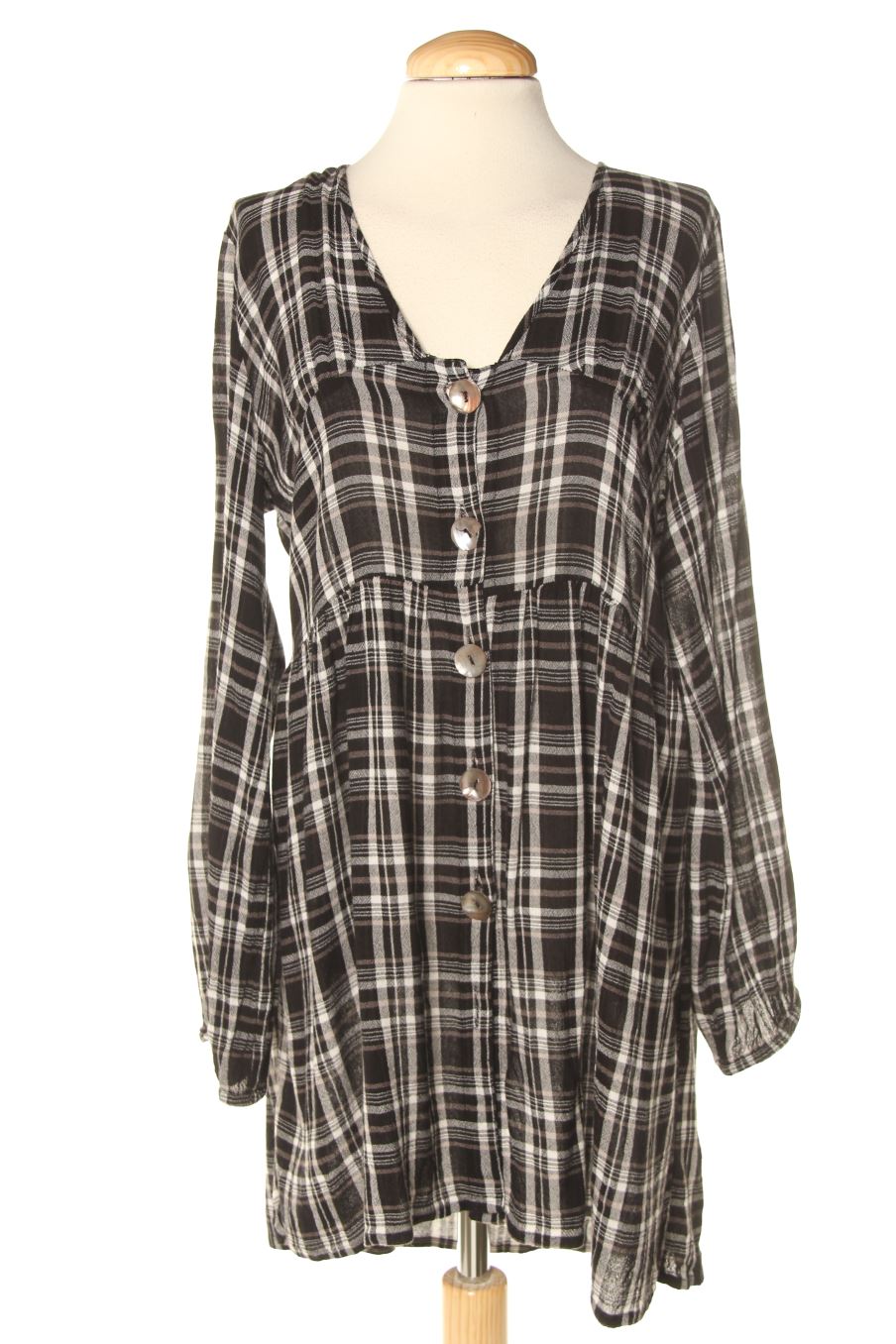 Robe casual Boohoo de la taille 40, de couleur carreaux
