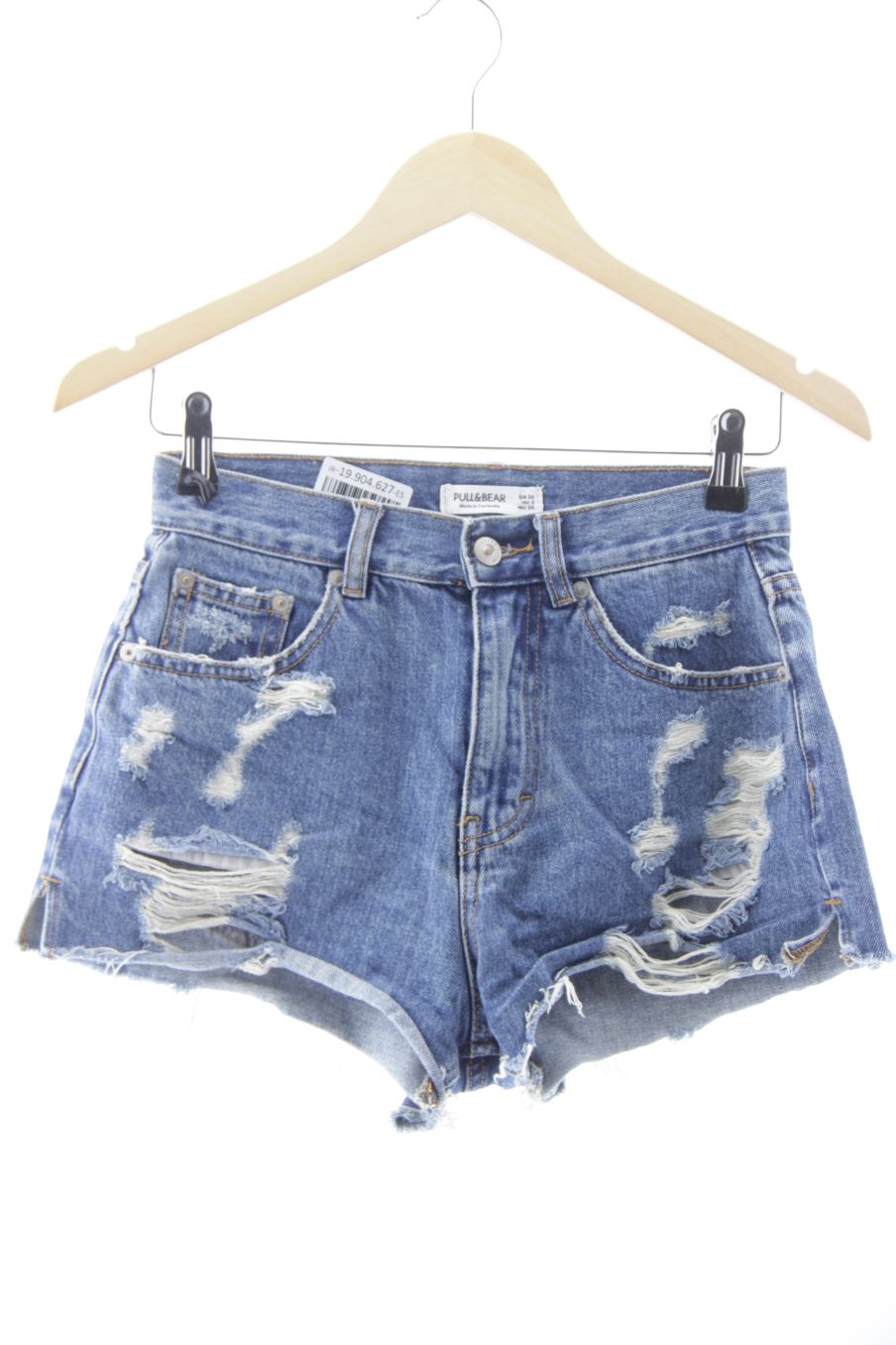 Kurze Hose von Pull & Bear Größe 34, Farbe Blau, aus Jeanskleidung für