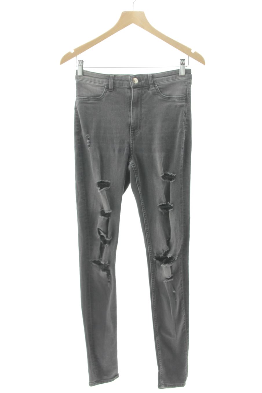 Jeans H&M de la taille 38, de couleur noir de denim