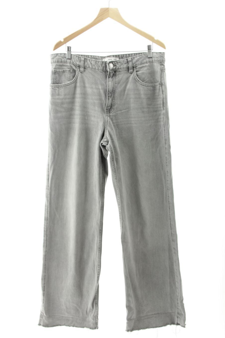Jeans Mango de la taille 44, de couleur gris de denim