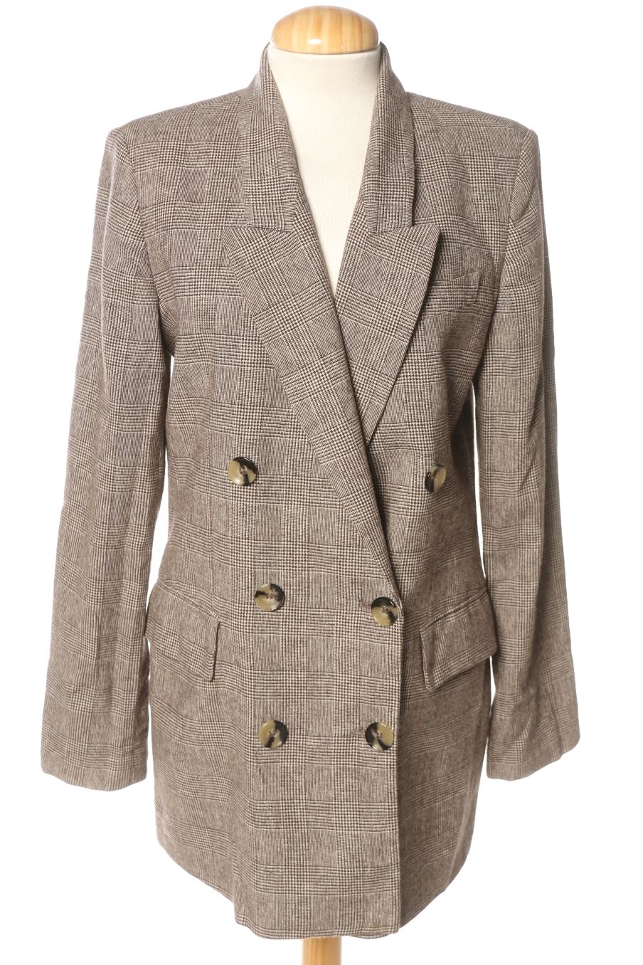 Blazer Zara de la taille S, de couleur carreaux