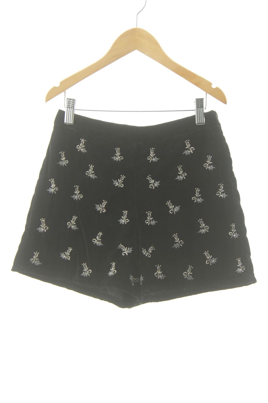 Short Zara de la taille 10 ans de velours de seconde main