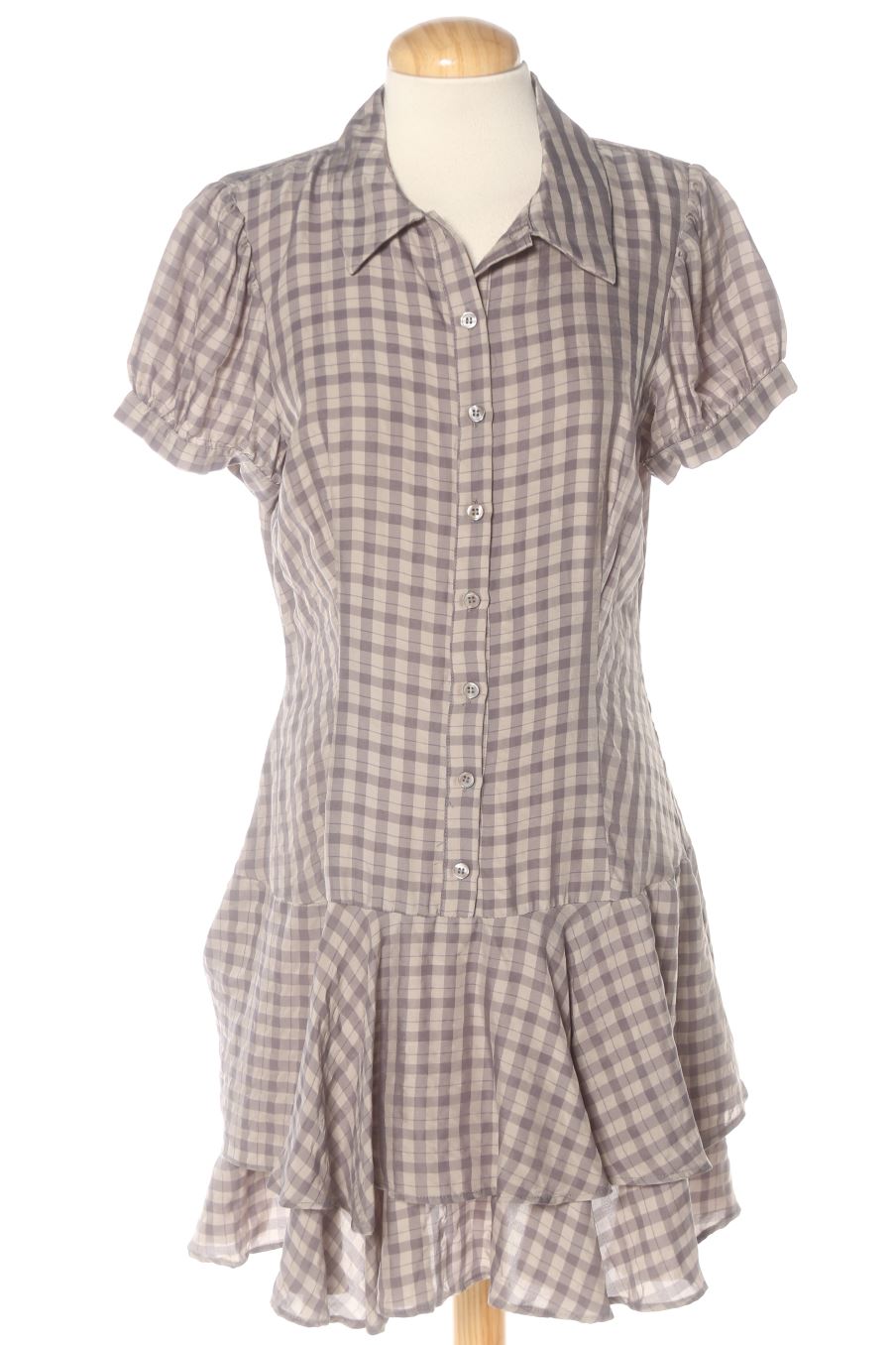 Einfaches Kleid von Zara Größe L, Farbe Kariert, für