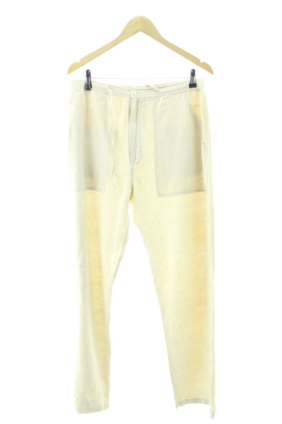 Pantalón Casual de Evolution de la talla L, de color beige