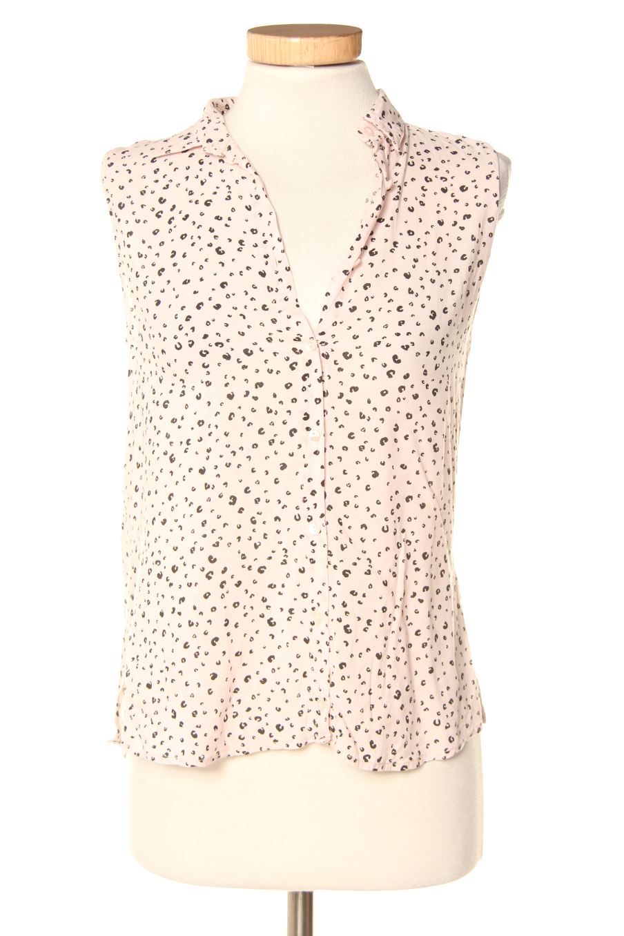 Camisa sin mangas de Pull & Bear de la talla XS, de color animal print