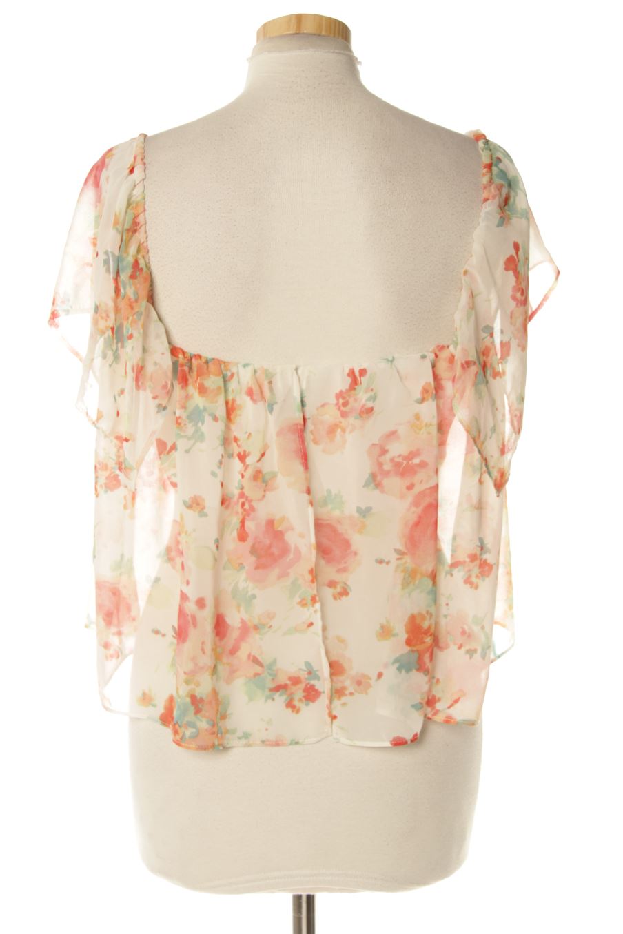 Blouse à manches courtes Trafaluc de la taille M, de couleur fleurs