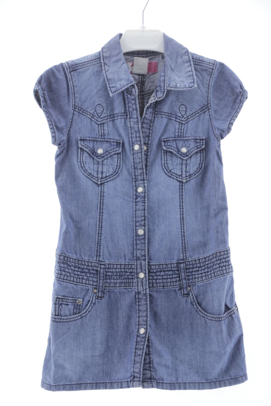 Vestido de H&M de la talla 3 años de denim de segunda mano