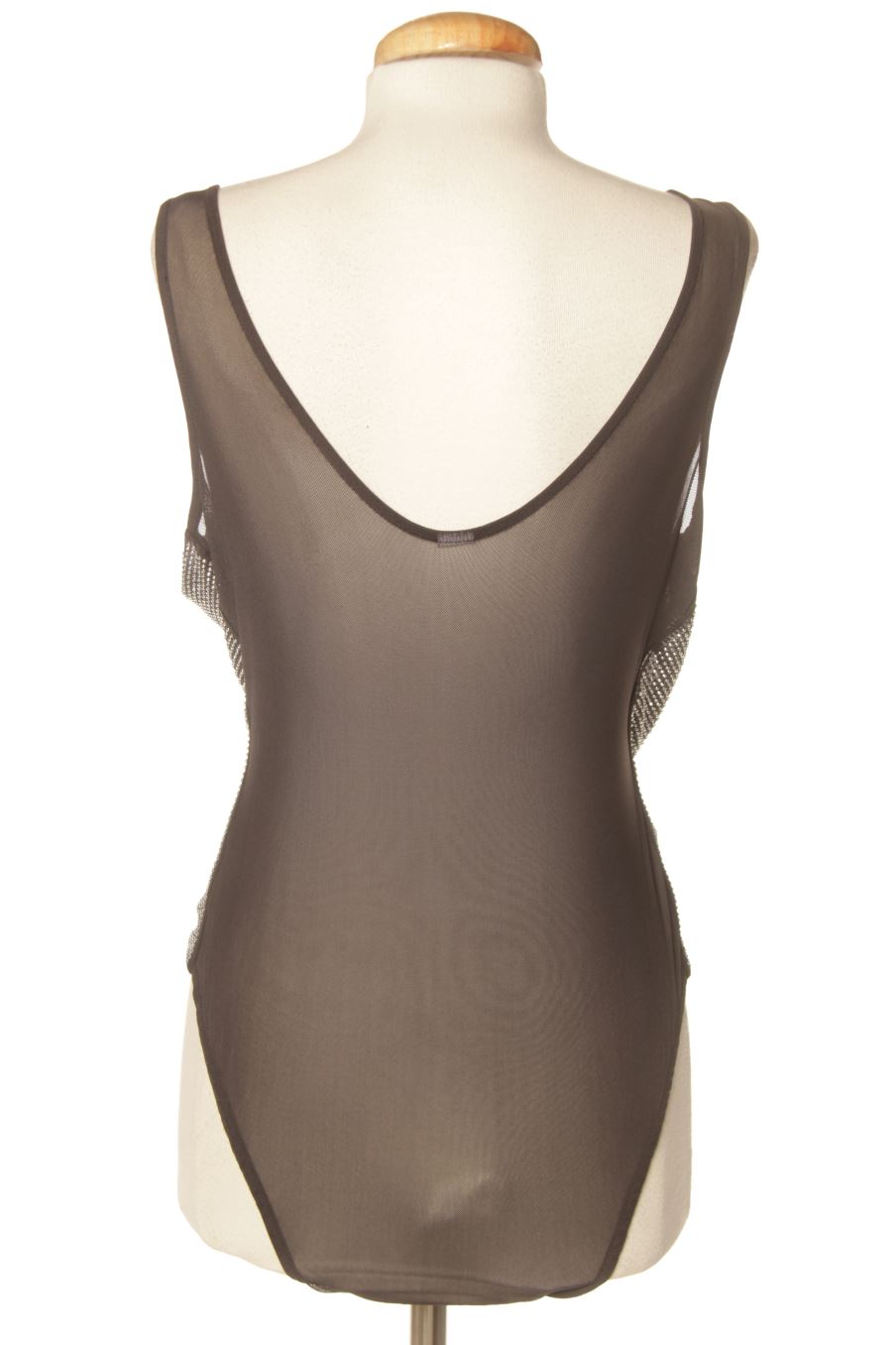 Body de PERCENTIL de la talla XL, de color plateado