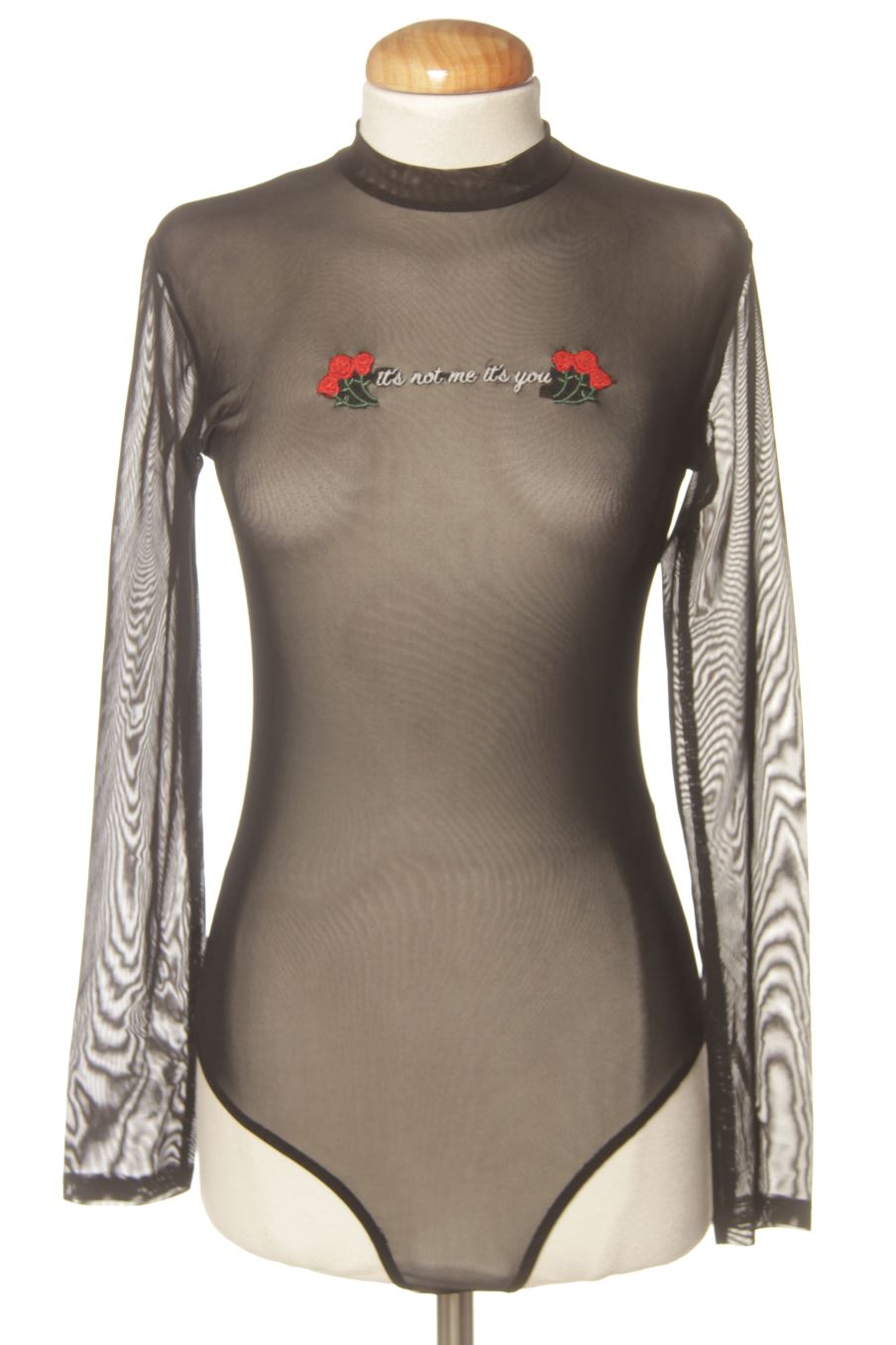 Body de Bershka de la talla S, de color negro