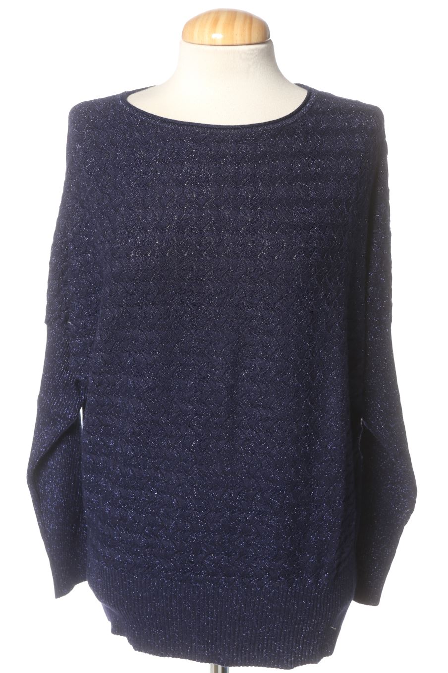 Maglione de 2 Elles de la talla XL, de color blu oltremare