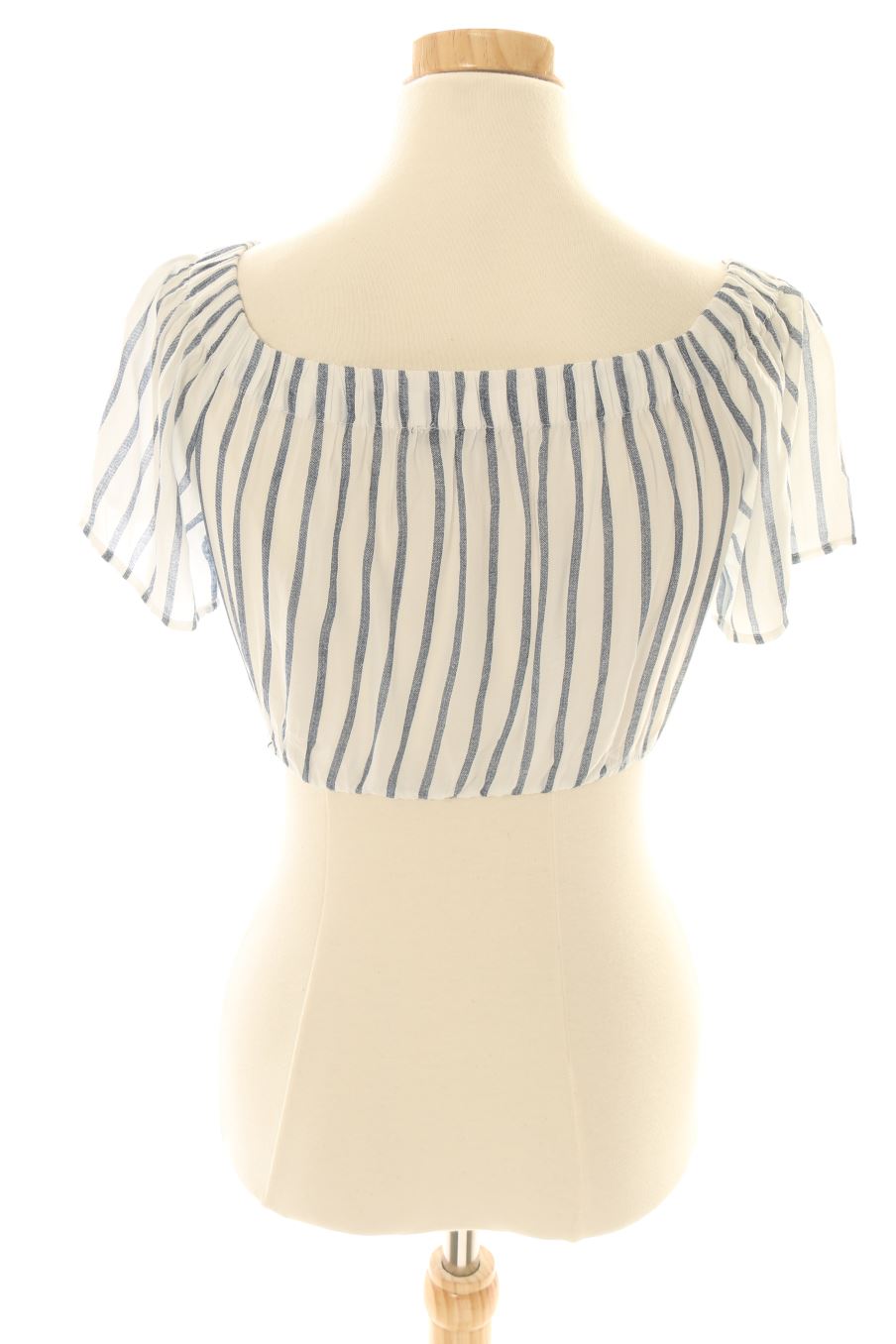 Blouse à manches courtes Bershka de la taille S, de couleur rayures