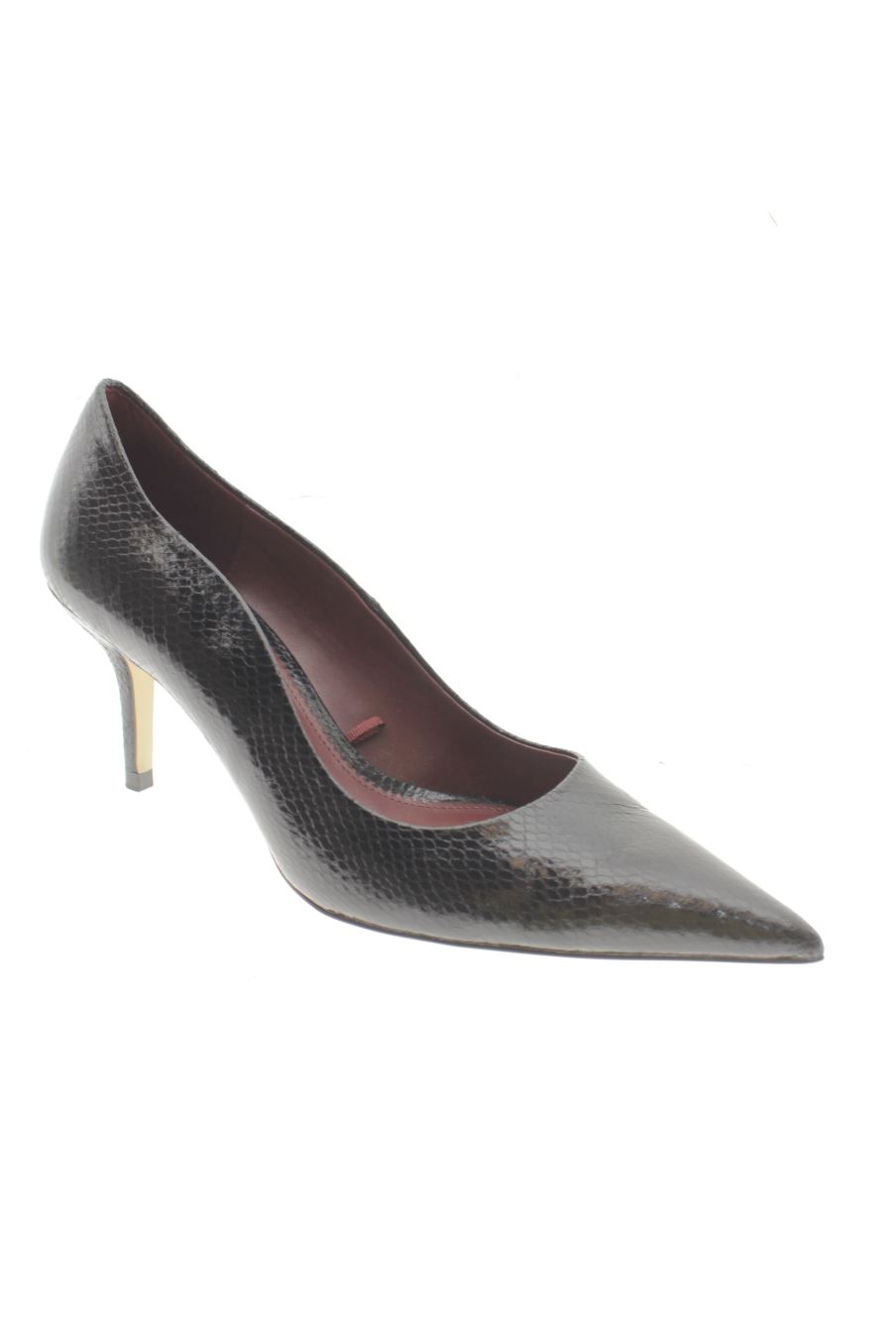 Zapatos de tacon de Zara de la talla 39, de color negro de