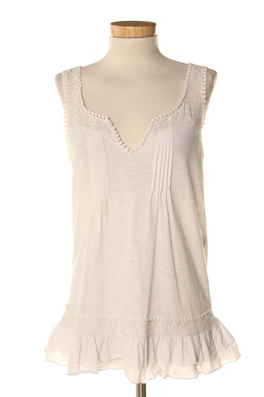 Top Naf Naf de la taille L, de couleur blanc