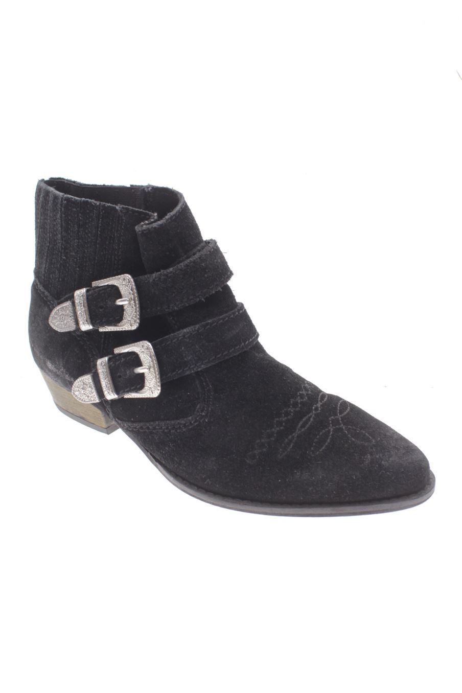Botines de Pull & Bear de la talla 36, de color negro de