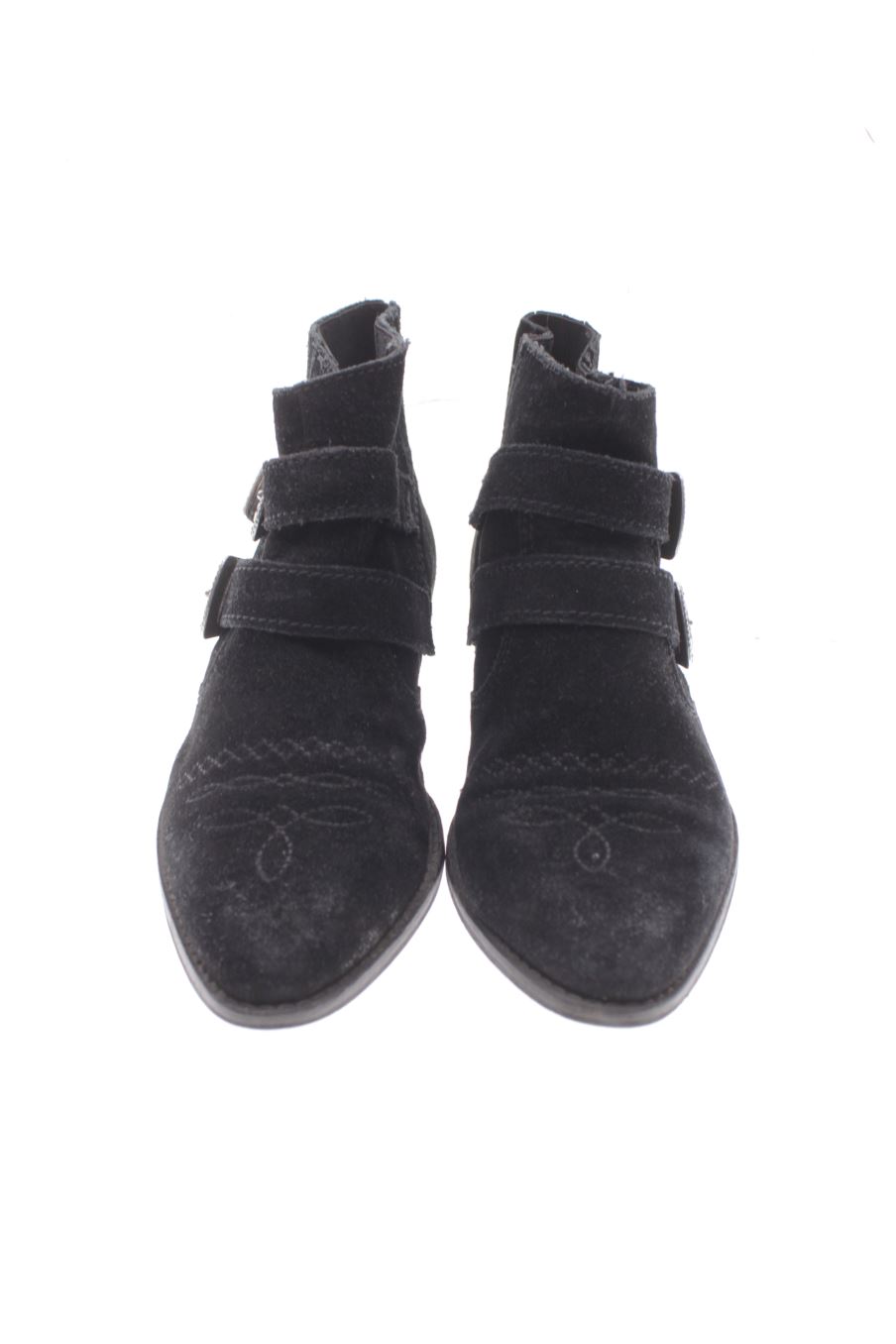 Botines de Pull & Bear de la talla 36, de color negro de