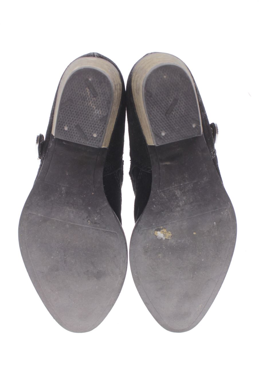 Botines de Pull & Bear de la talla 36, de color negro de