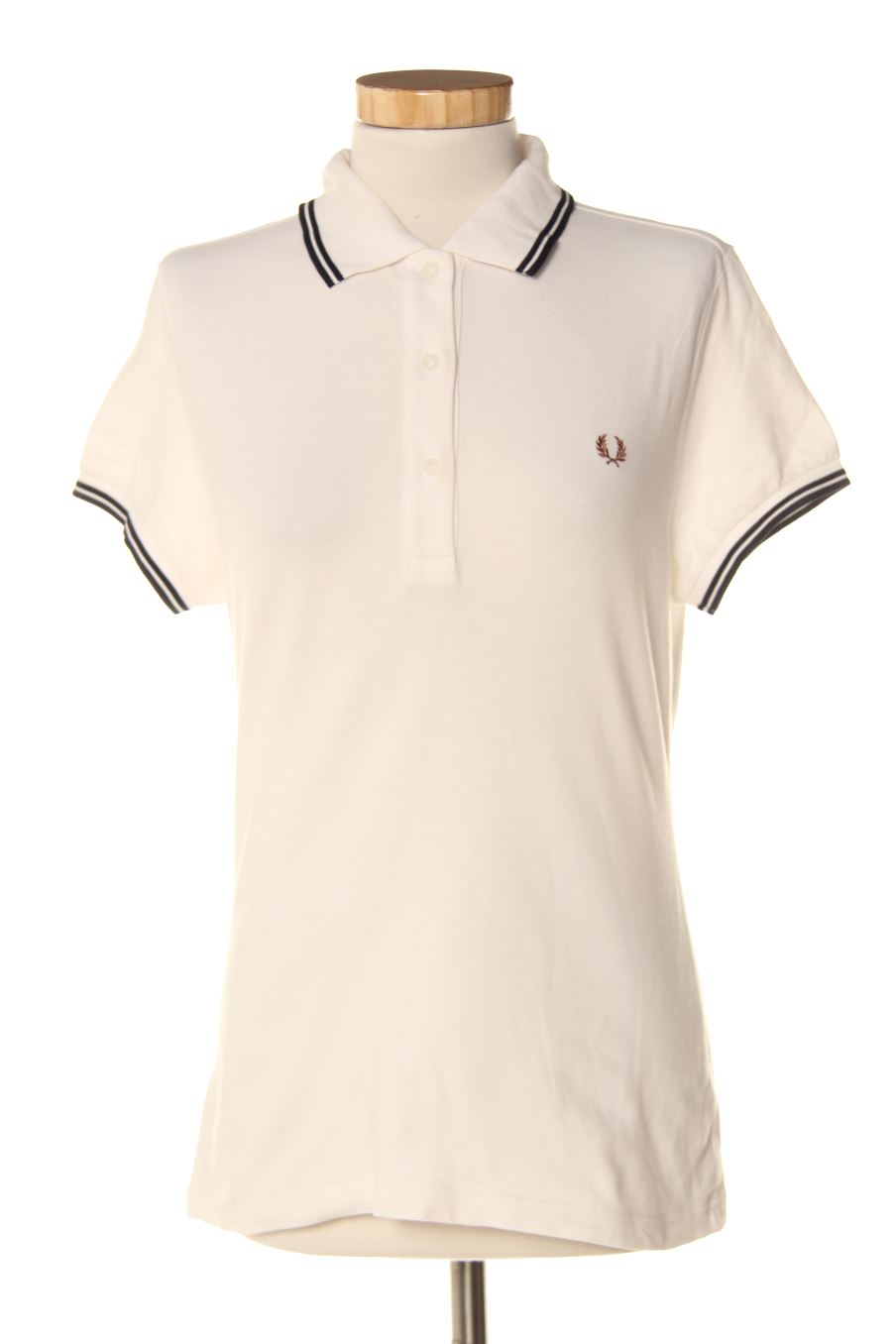 Polo de Fred Perry de la talla 40, de color blanco