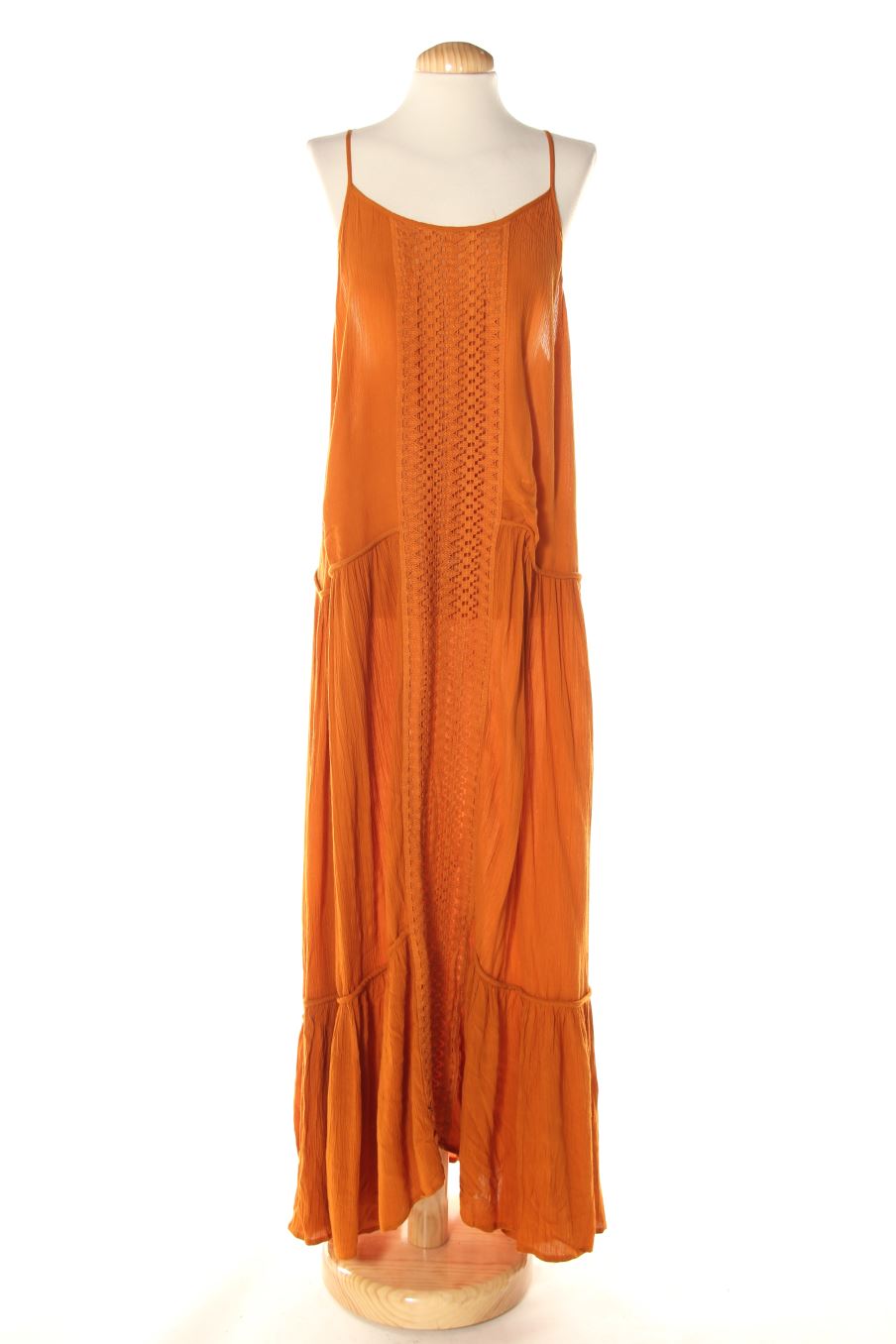 Robe casual Surkana de la taille XL, de couleur orange