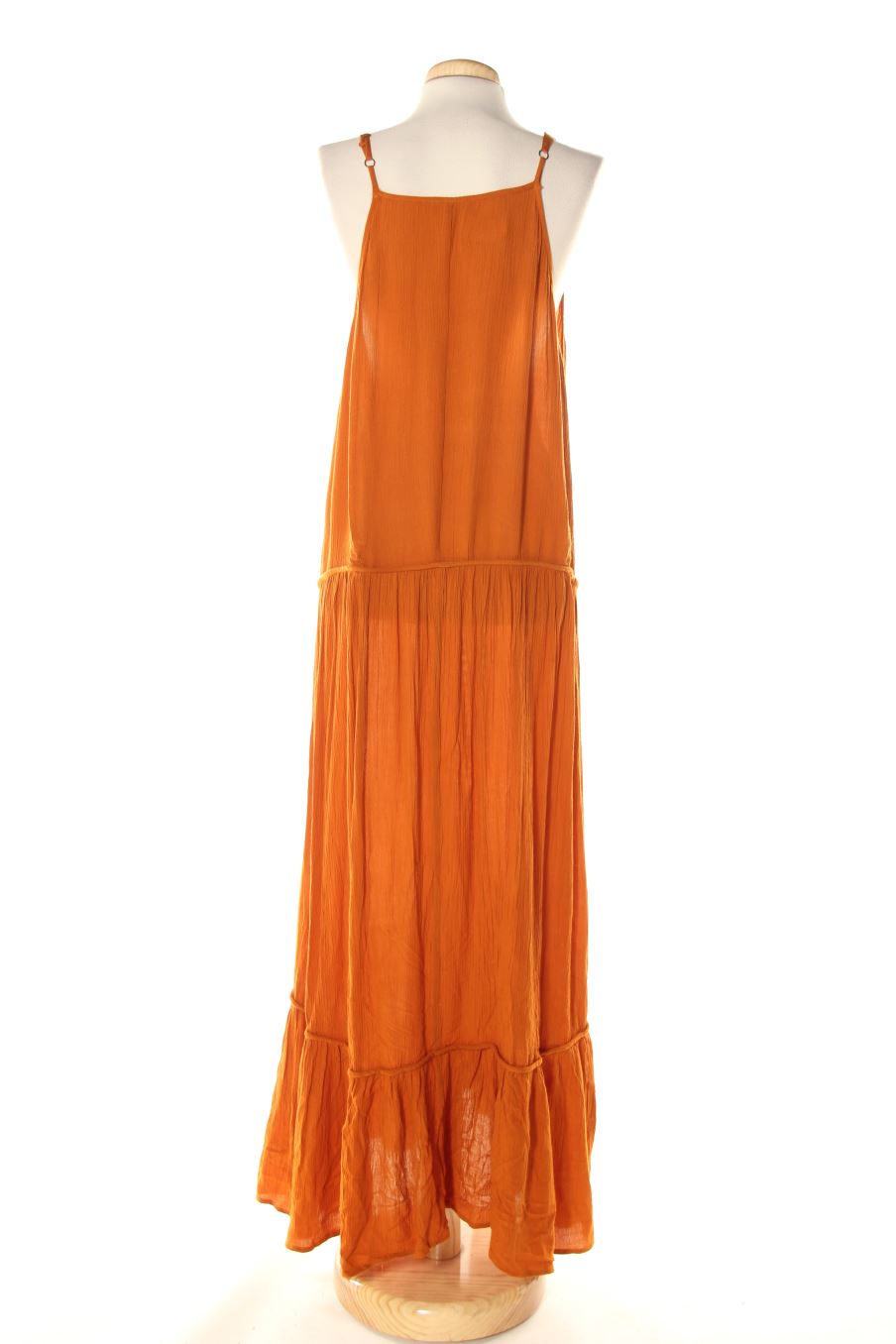 Robe casual Surkana de la taille XL, de couleur orange