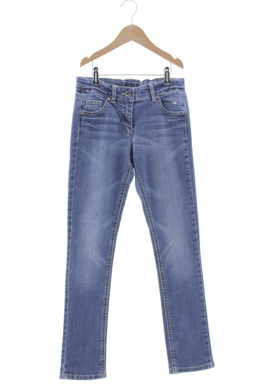 Vaquero de Benetton de la talla 10 años de denim de segunda mano
