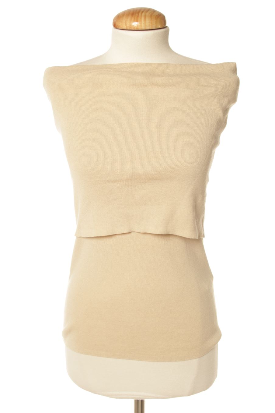 Jersey de Zara de la talla L, de color beige