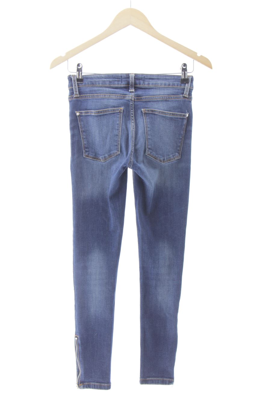 Jeans Mango de la taille 34, de couleur bleu marine de denim