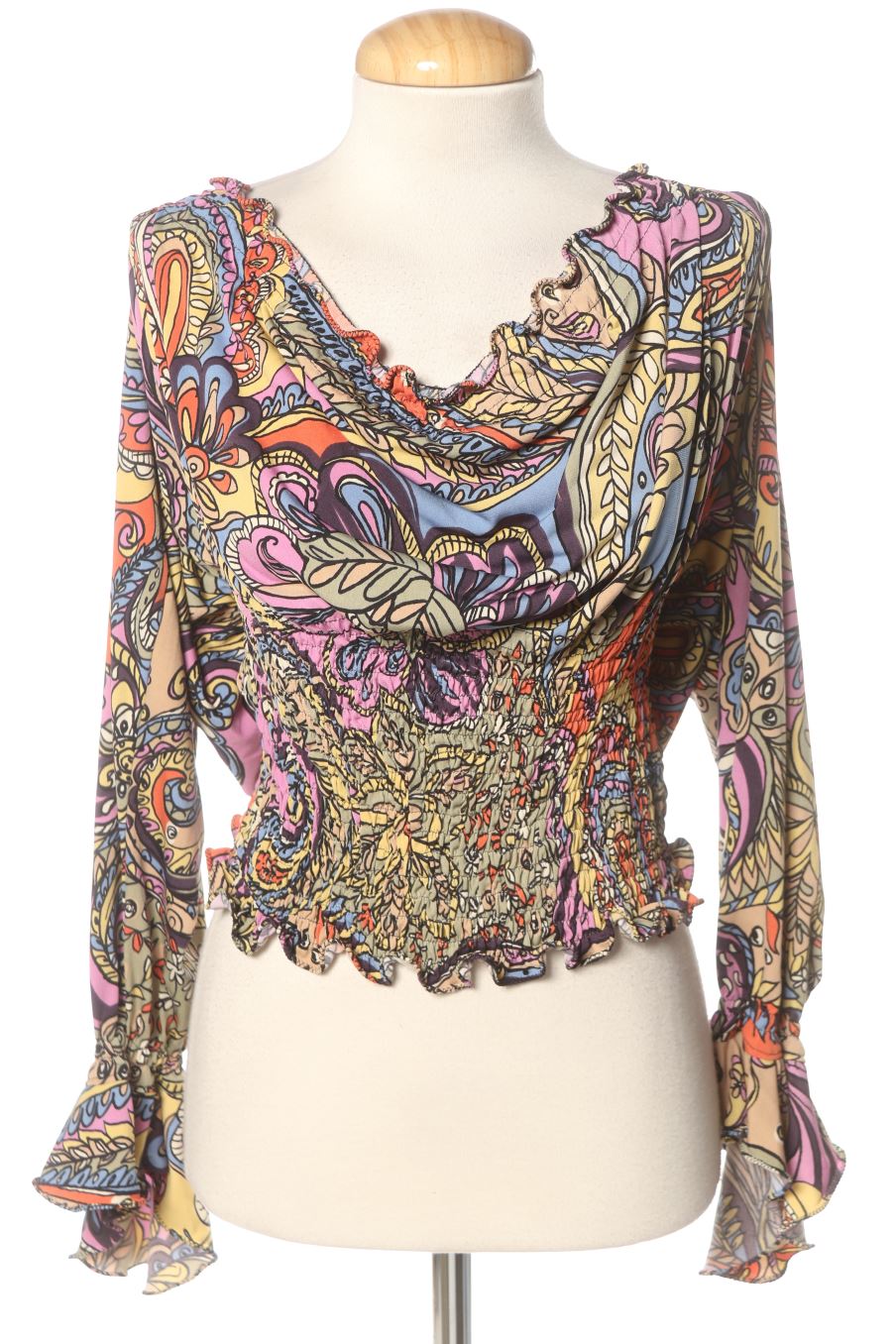 Blouse à manches longues PERCENTIL de la taille Taille unique, de couleur imprimés