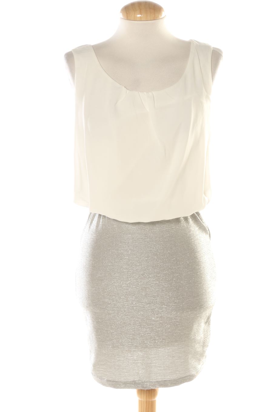 Vestido casual de Only de la talla S, de color blanco