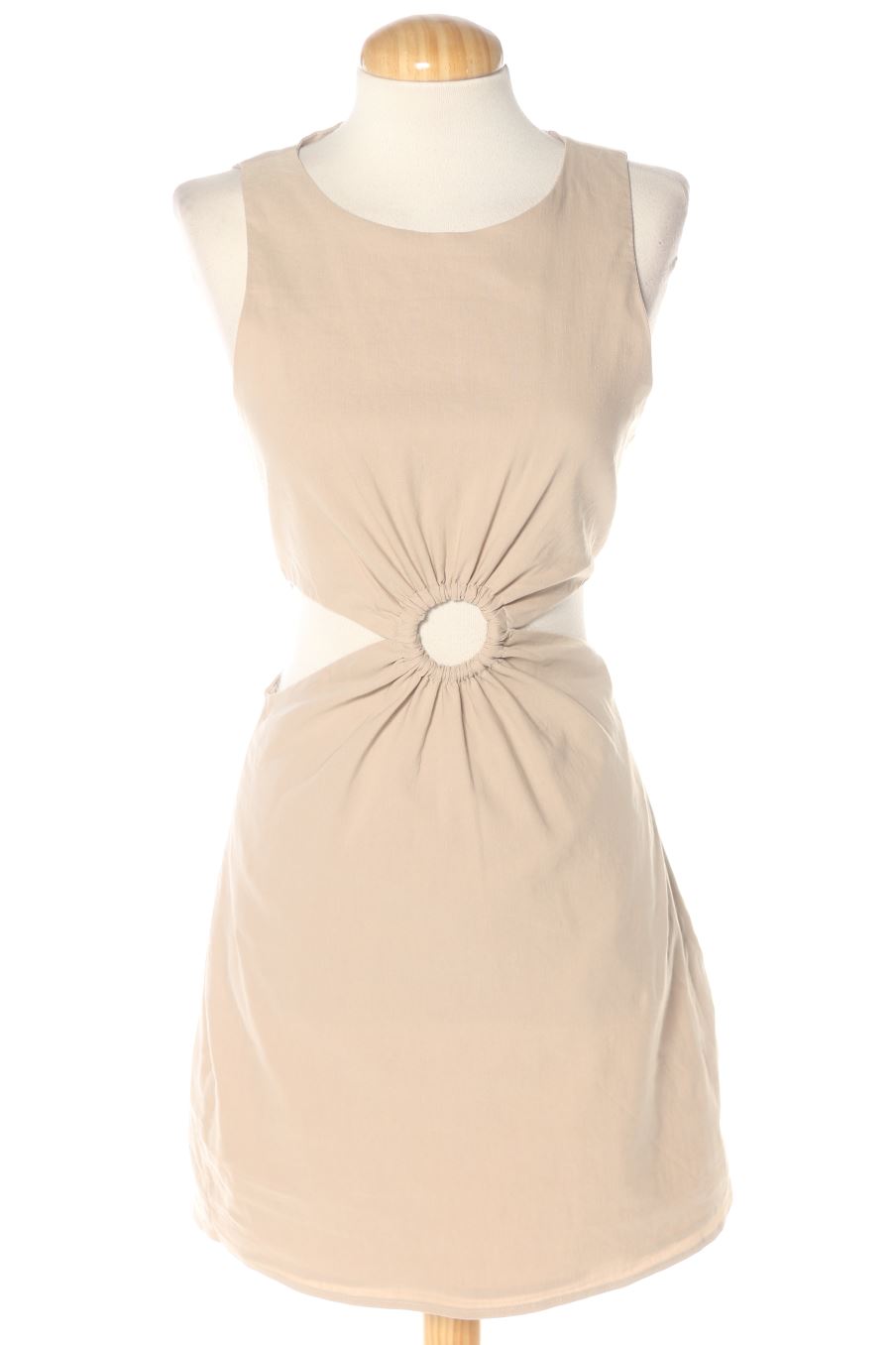 Robe casual Zara de la taille S, de couleur beige